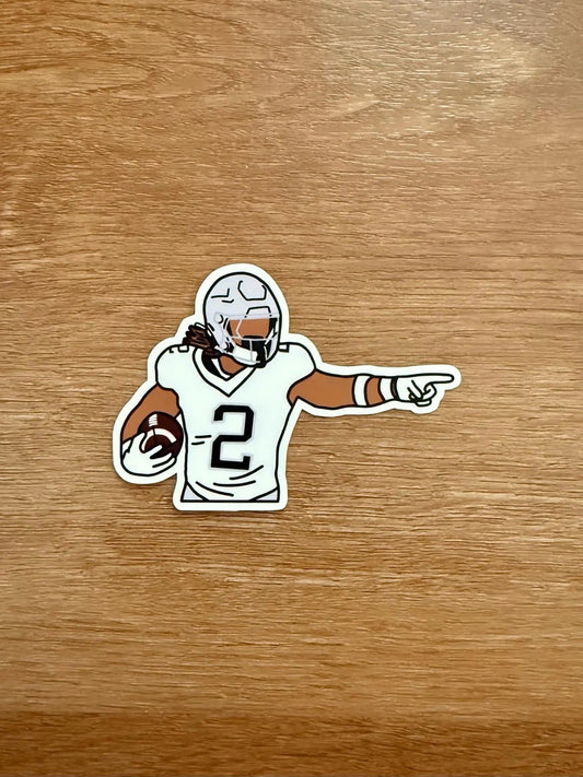 Las Vegas Football - Ashton Jeanty - Die Cut Sticker