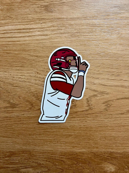 Washington Football - Jayden Daniels - Die Cut Sticker