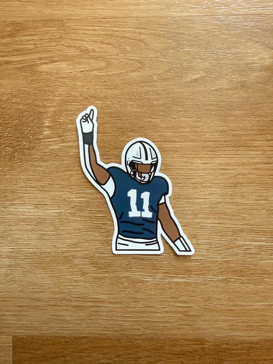 Penn State Football - Abdul Carter - Die Cut Sticker