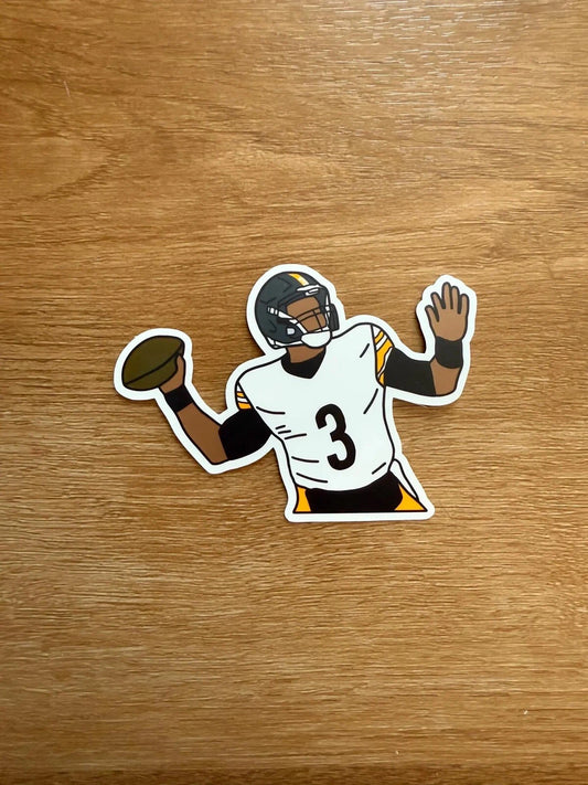 Pittsburgh Football - Russell Wilson - Die Cut Sticker