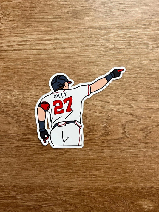 Atlanta Baseball - Austin Riley - Die Cut Sticker
