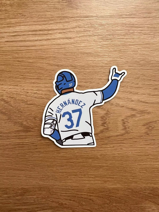 Los Angeles Baseball - Teoscar Hernandez - Die Cut Sticker