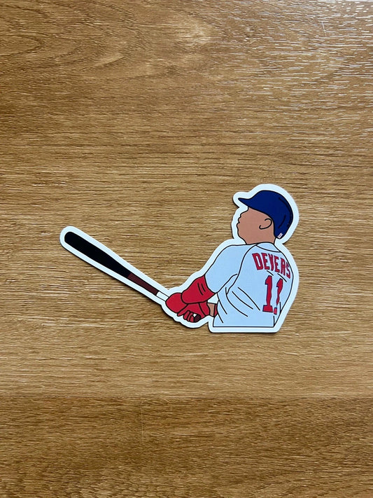 Boston Baseball - Rafael Devers - Die Cut Sticker