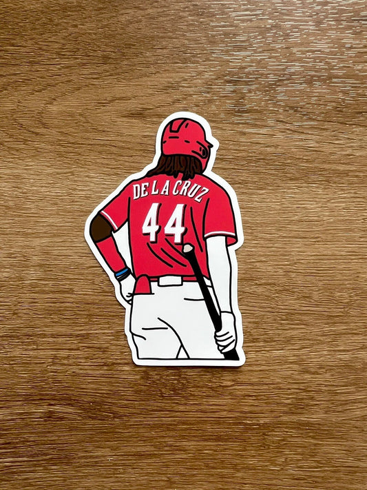 Cincinnati Baseball - Elly De La Cruz - Die Cut Sticker
