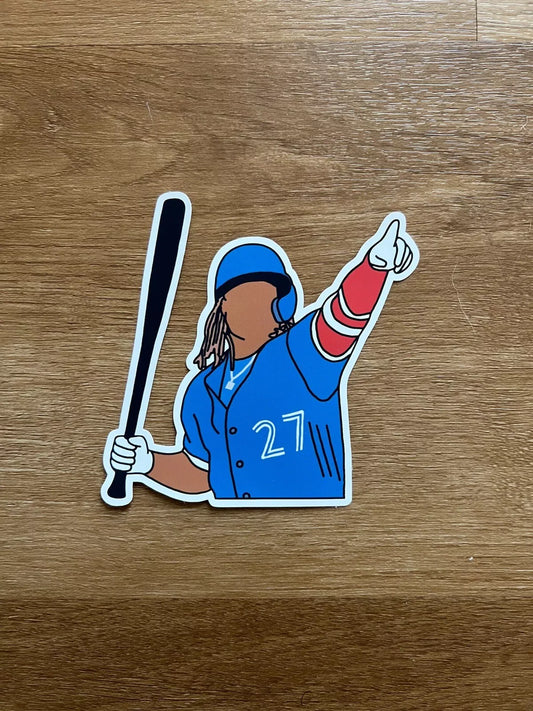 Toronto Baseball - Vladimir Guerrero Jr. - Die Cut Sticker