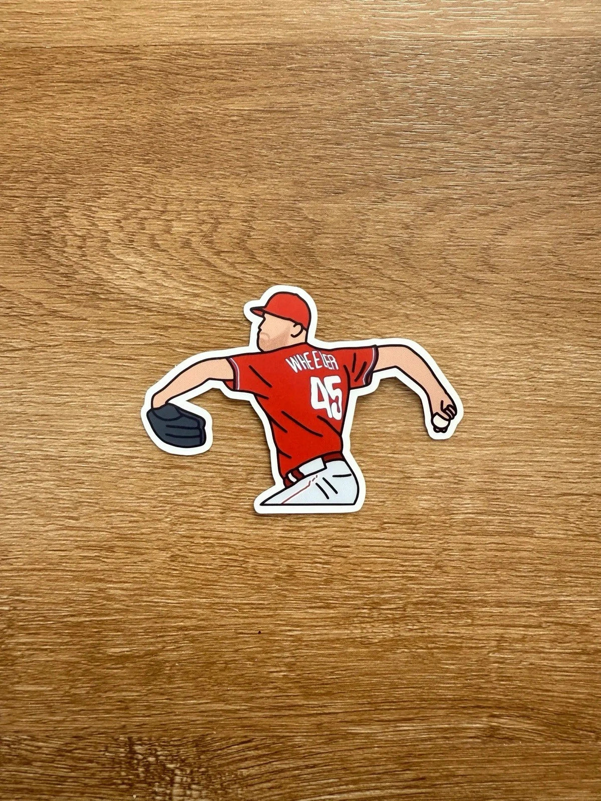 Philadelphia Baseball - Zack Wheeler - Die Cut Sticker
