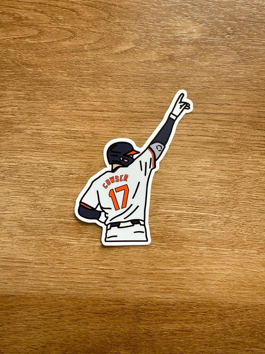 Baltimore Baseball - Colton Cowser - Die Cut Sticker