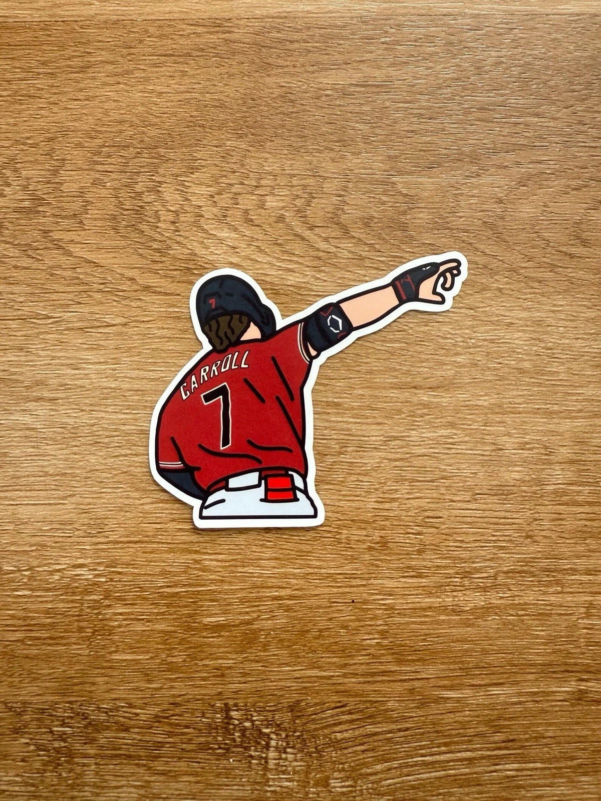 Arizona Baseball - Corbin Carroll - Die Cut Sticker