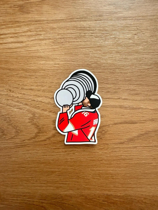 Florida Hockey - Aleksander Barkov - Stanley Cup Die Cut Sticker