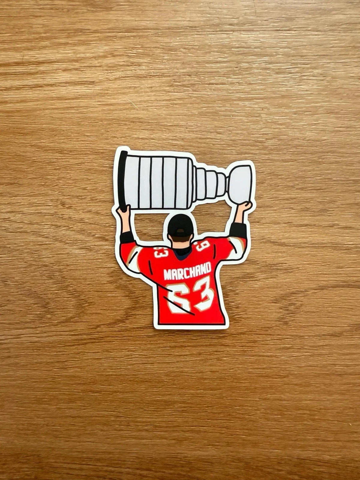 Florida Hockey - Brad Marchand - Stanley Cup Die Cut Sticker