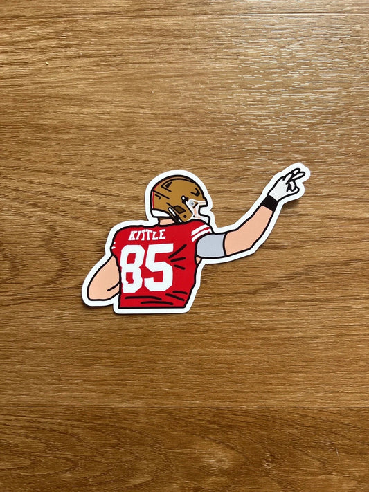 San Francisco Football - George Kittle - Die Cut Sticker