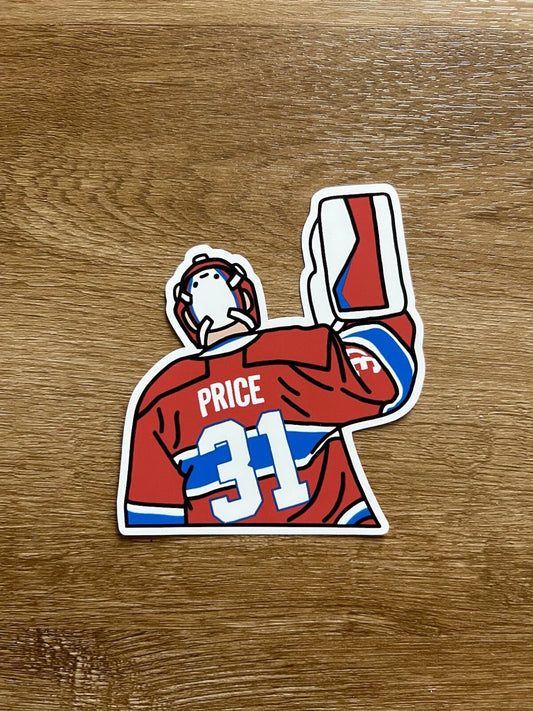 Montreal Hockey - Carey Price - Die Cut Sticker