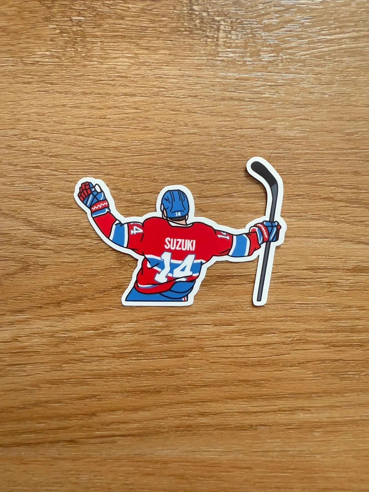 Montreal Hockey - Nick Suzuki - Die Cut Sticker