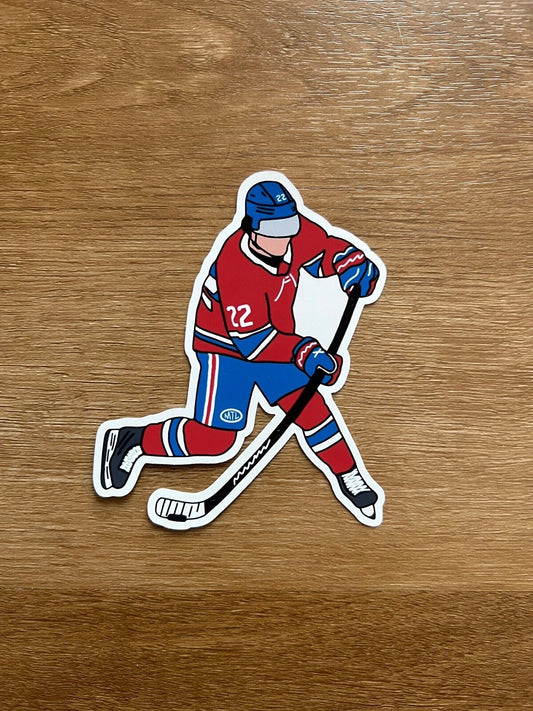 Montreal Hockey - Cole Caufield - Die Cut Sticker