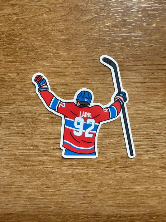 Montreal Hockey - Patrik Laine - Die Cut Sticker