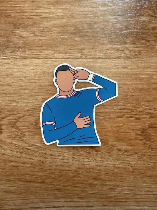 France - Kylian Mbappé - Die Cut Sticker
